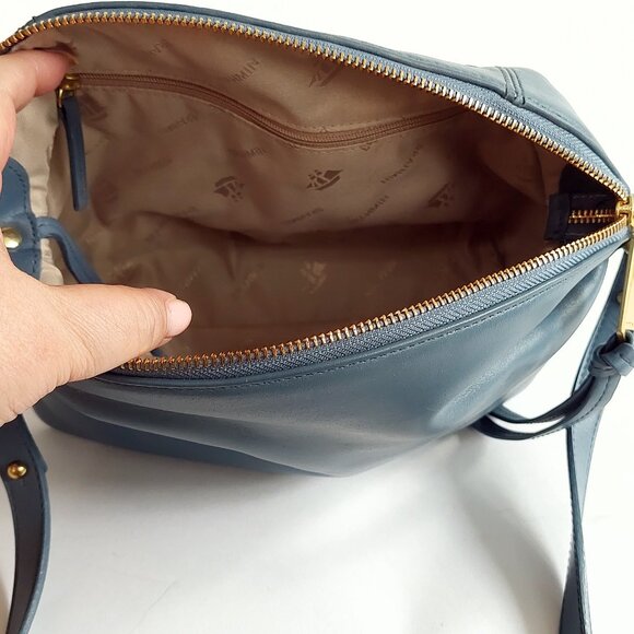 Brahmin Blue Crossbody Bag - Picture 12 of 13